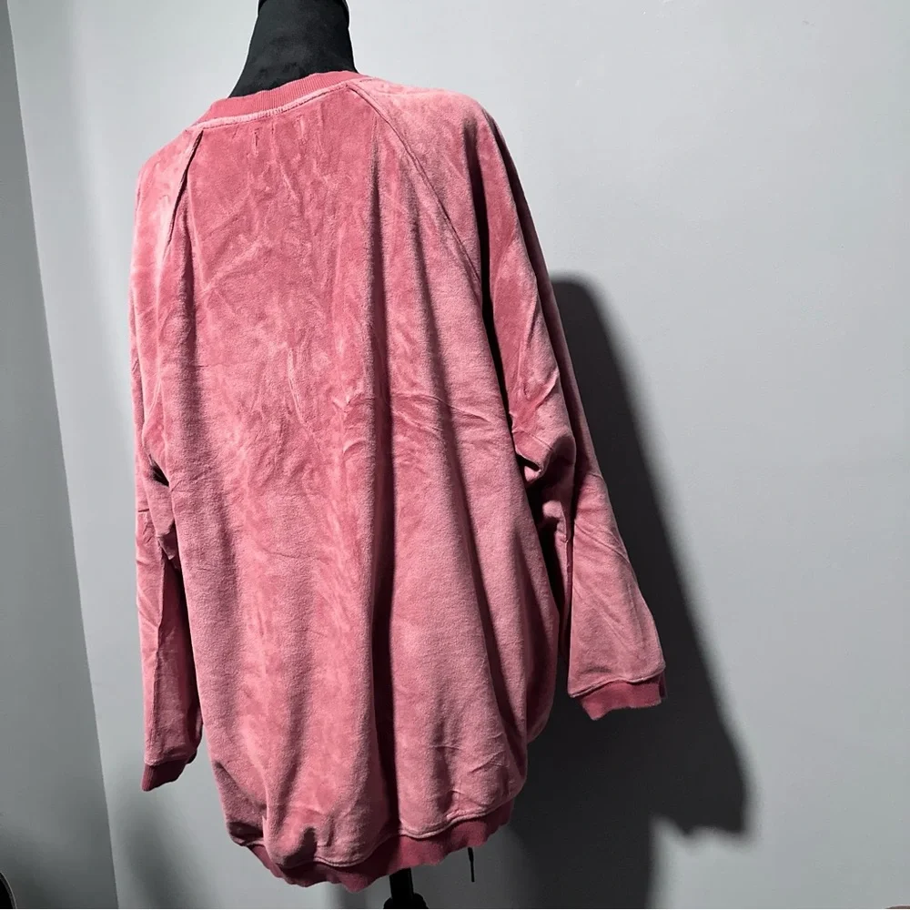 Aerie Velour Burnt Orange Sweater